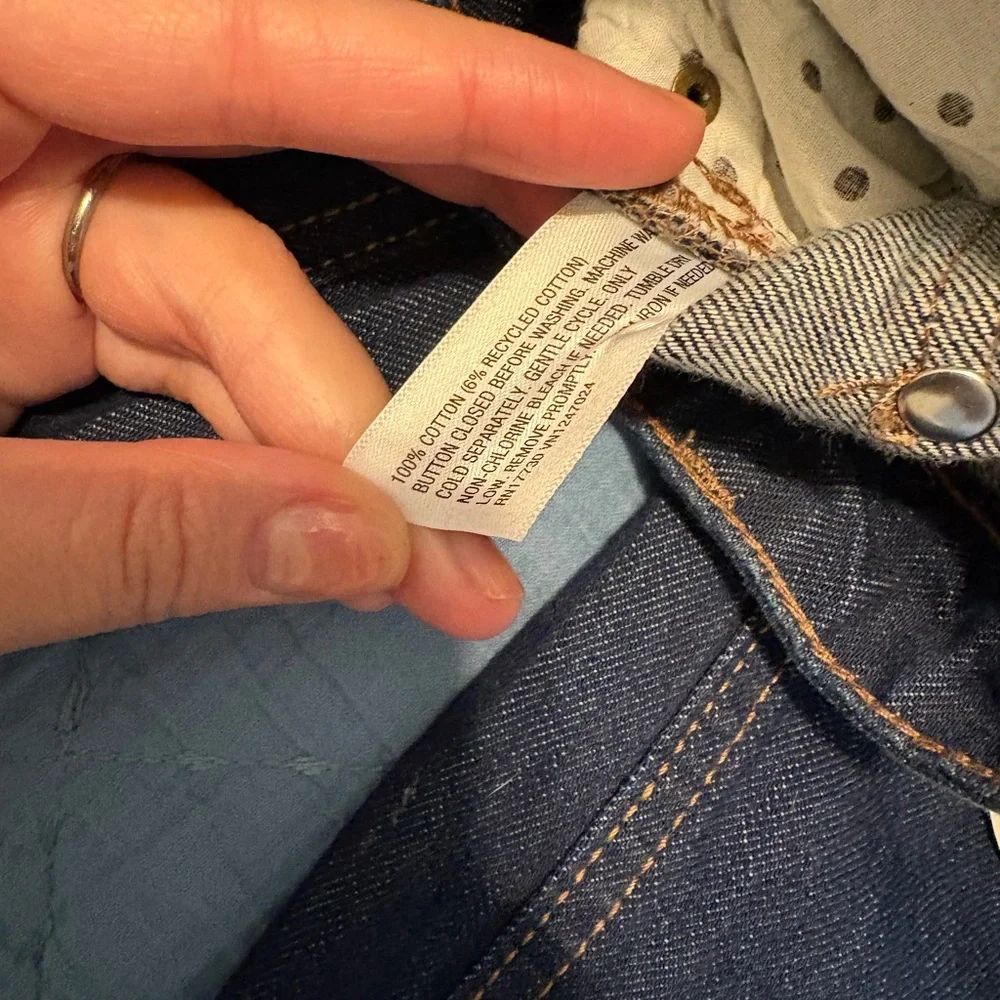 Kate Spade x Target Jeans Dark Wash Wide Leg | Cuffed Straight Leg | NWT Size 2 - Picture 6 of 11